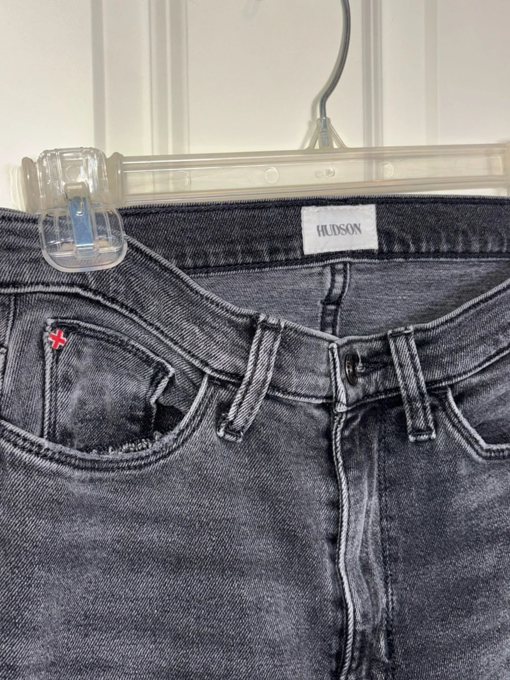 Hudson Jeans Black Boot Cut High-Rise Jeans